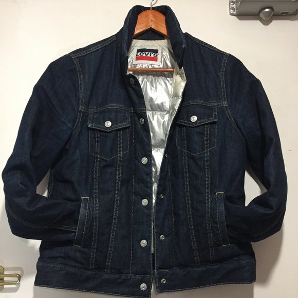 LEVI'S REVERSIBLE DENIM JACKETS SIZE M - Picture 1 of 9
